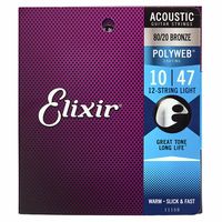 Elixir : Polyweb Light 12 Str. Acoustic