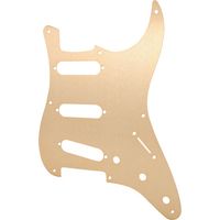 Fender : Pickguard SSS Gold Anodized