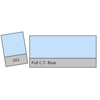 Lee : Filter Roll 201 Full C.T. Blue