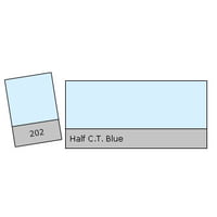 Lee : Filter Roll 202 Half C.T. Blue