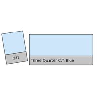 Lee : Filter Roll 281 3 Qu.C.T.Blue