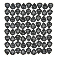 Dunlop : Tortex Black Silver Jazz 100