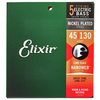 Elixir : 14202 Nanoweb 5-String Light