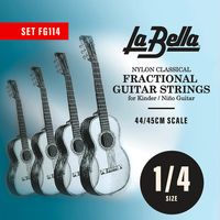 La Bella : FG114 1/4 Guitar Nylon