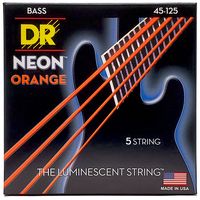 DR Strings : HiDef Neon Orange NOB-5-45