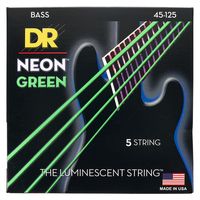 DR Strings : NGB-45-5 Strings Set Neon GN