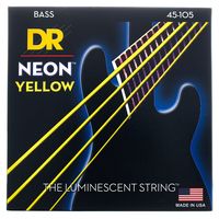 DR Strings : NYB-45 Strings Set Neon Yellow