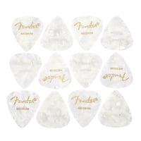 Fender : White Pearloid Pick Set M