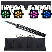 Stairville : CLB4 Compact LED Bar 4 Bundle