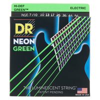 DR Strings : HiDef Neon Green Med. NGE7-10