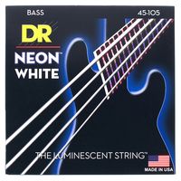 DR Strings : HiDef White Neon Bass 45/105