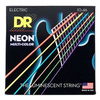 DR Strings : HiDef Multi Color Neon E 10