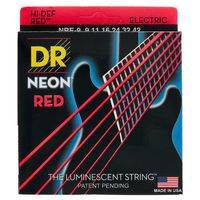 DR Strings : HiDef Red Neon Lite 09-42