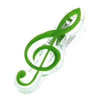 agifty : Music Clip Violin Clef Green
