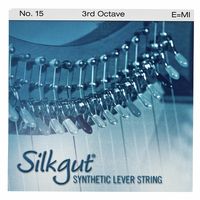 Bow Brand : Silkgut 3rd E Harp Str. No.15