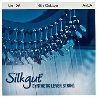 Bow Brand : Silkgut 4th A Harp Str. No.26