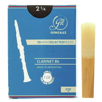 Gonzalez : Bb Clarinet Reed FOF Cut 2,25
