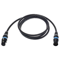 Sommer Cable : DMX cable black, 1,5m, 5 Pol.