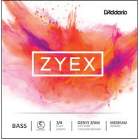 Daddario : DZ615-3/4M Zyex Bass C Ext.