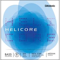 Daddario : H616-3/4M Helicore Bass B Med.