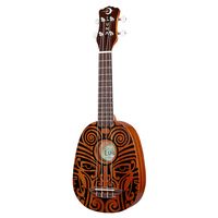 Luna Guitars : Uke Tribal Pineapple