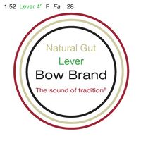 Bow Brand : NG 4th F Gut Harp String No.28