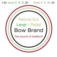 Bow Brand : NG 4th B Gut Harp String No.25
