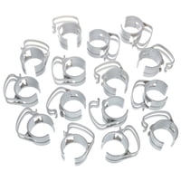 Stairville : Snap light silver 15 pcs