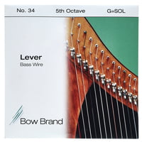 Bow Brand : BW 5th G Harp Bass Wire No.34