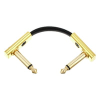Rockboard : Flat Patch Cable Gold 5 cm
