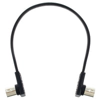Rockboard : Flat MIDI Cable 30cm Black