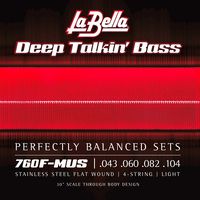 La Bella : 760F-MUS Deep Talkin Bass