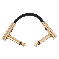 Harley Benton : Pro-10 Gold Flat Patch Cable