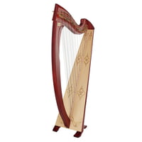 Salvi : Una Deluxe Lever Harp Mahogany