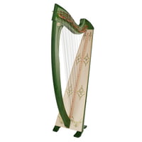 Salvi : Una Deluxe Lever Harp Green
