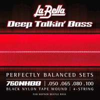 La Bella : 760NHBB Beatle Bass Set BN