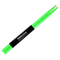 Millenium : H5A Hickory Sticks Neon Green