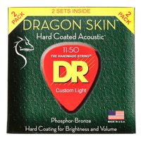 DR Strings : Dragon Skin DSA 11-50 2-Pack