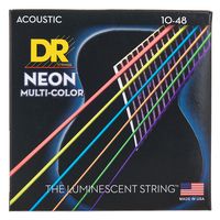DR Strings : Hi-Def Neon Multicolor 10-48