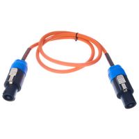 Orange : Speaker Cable 1m