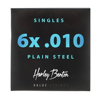 Harley Benton : Valuestrings Singles 6x010