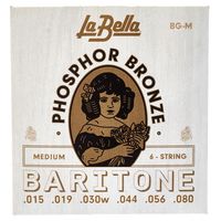 La Bella : BG-M Phosphor Bronze Baritone