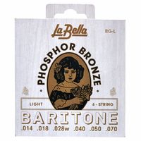 La Bella : BG-L Phosphor Bronze Baritone
