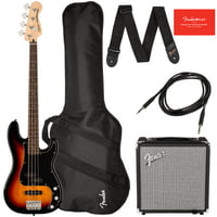 Fender : SQ Aff. P Bass PJ PACK 3-SB