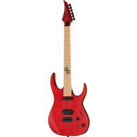 Solar Guitars : SB1.6HFBR Flame Blood Red