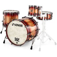 Sonor : SQ2 1up1down Candy Red over AM