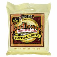 Ernie Ball : Earthwood Bronze 3-pack 3006