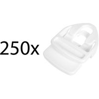 Holdon : Xtra Clip White 250pcs Pack