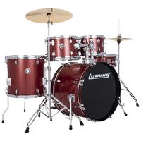 Ludwig : Accent Fuse 5pc Red