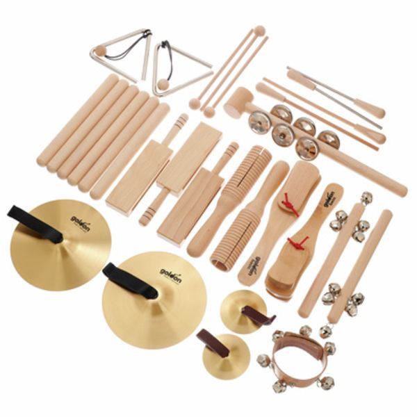 Goldon : Percussion Set 4 in Wood Box